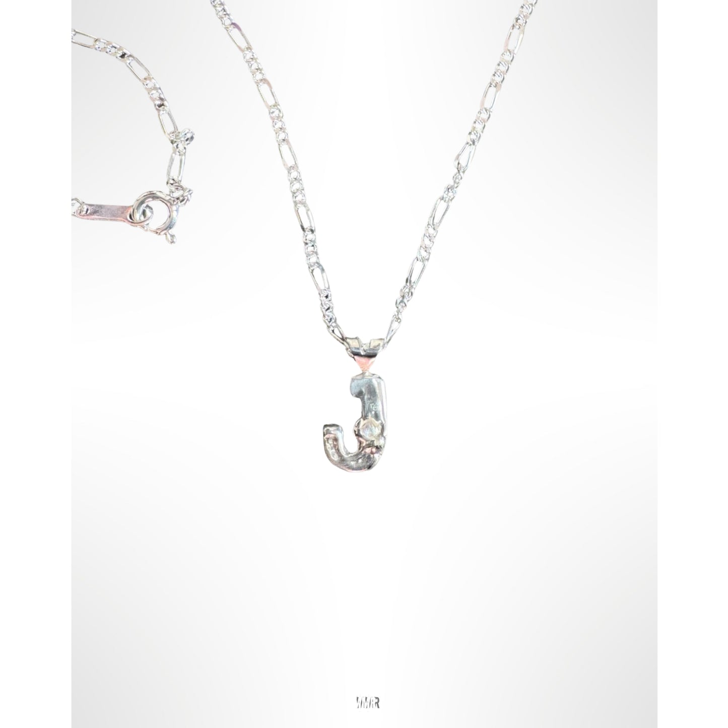 N009 Initial Necklace "J"